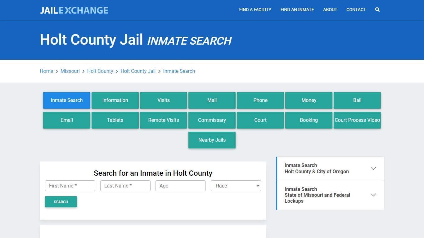 Holt County Jail, MO Inmate Search: Roster & Mugshots